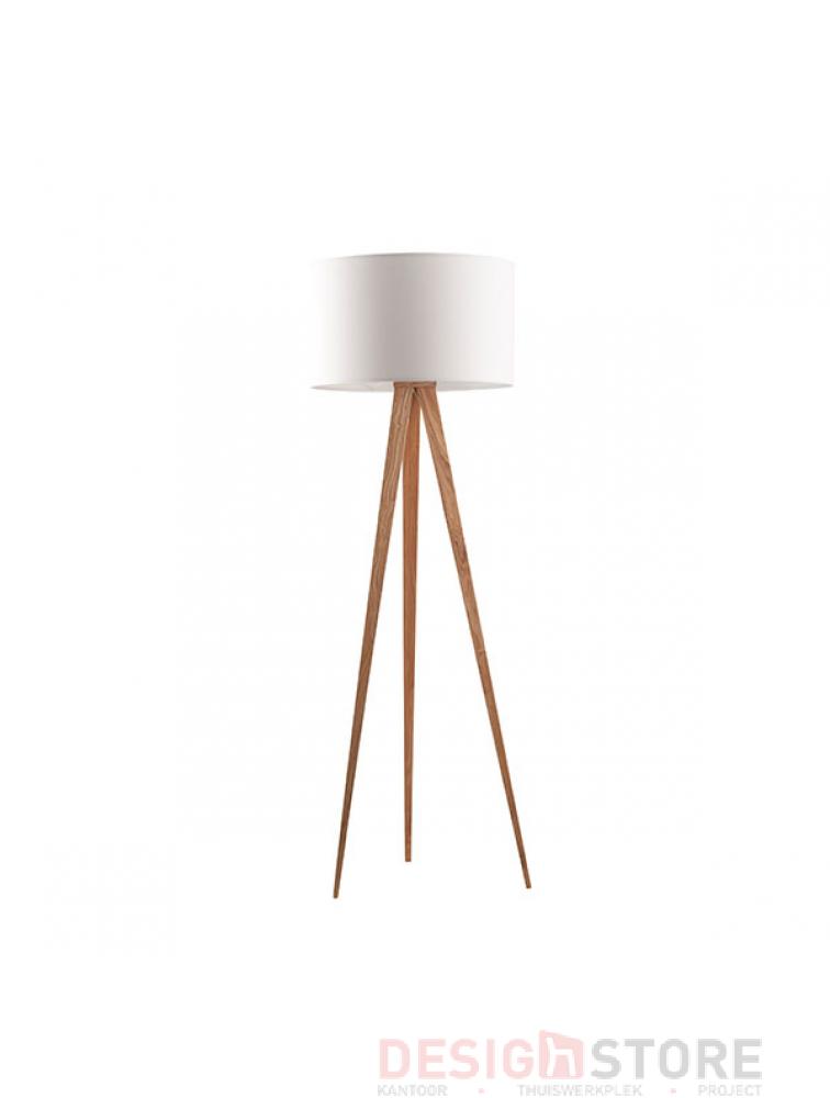 Zuiver Tripod Wood Floor lamp - Vloerlampen